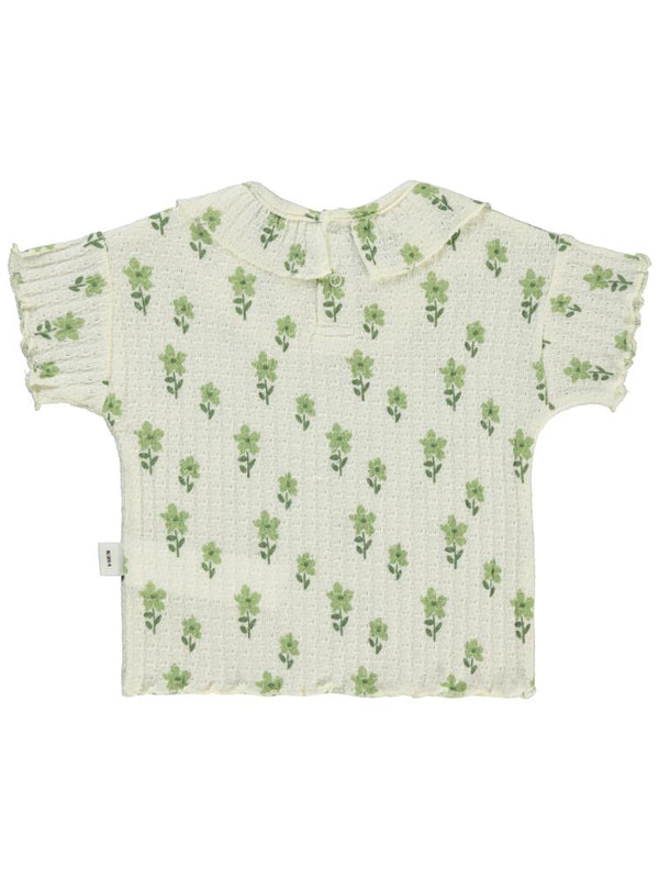 Civil Baby Çiçek Empirme 6-18 Ay Tişört - Bej