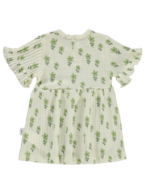 Civil Baby Çiçek Empirme 6-18 Ay Elbise - Bej