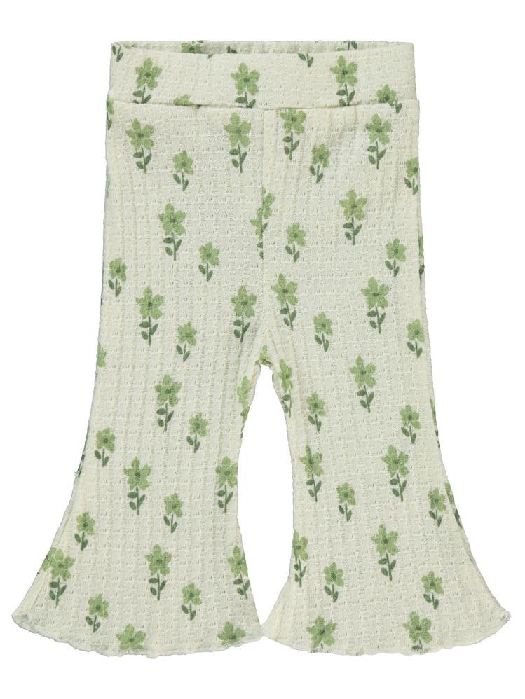 Civil Baby Çiçek Empirme 6-18 Ay Tayt - Bej