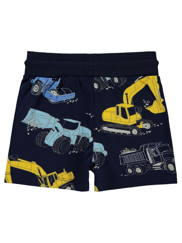 Civil Boys Lets Buıld İş Makinaları Emprime 2-5 Yaş Şort - Lacivert
