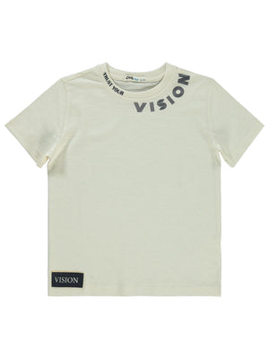 Civil Boys Vısıon Baskılı 10-13 Yaş Tişört - Fil Dişi
