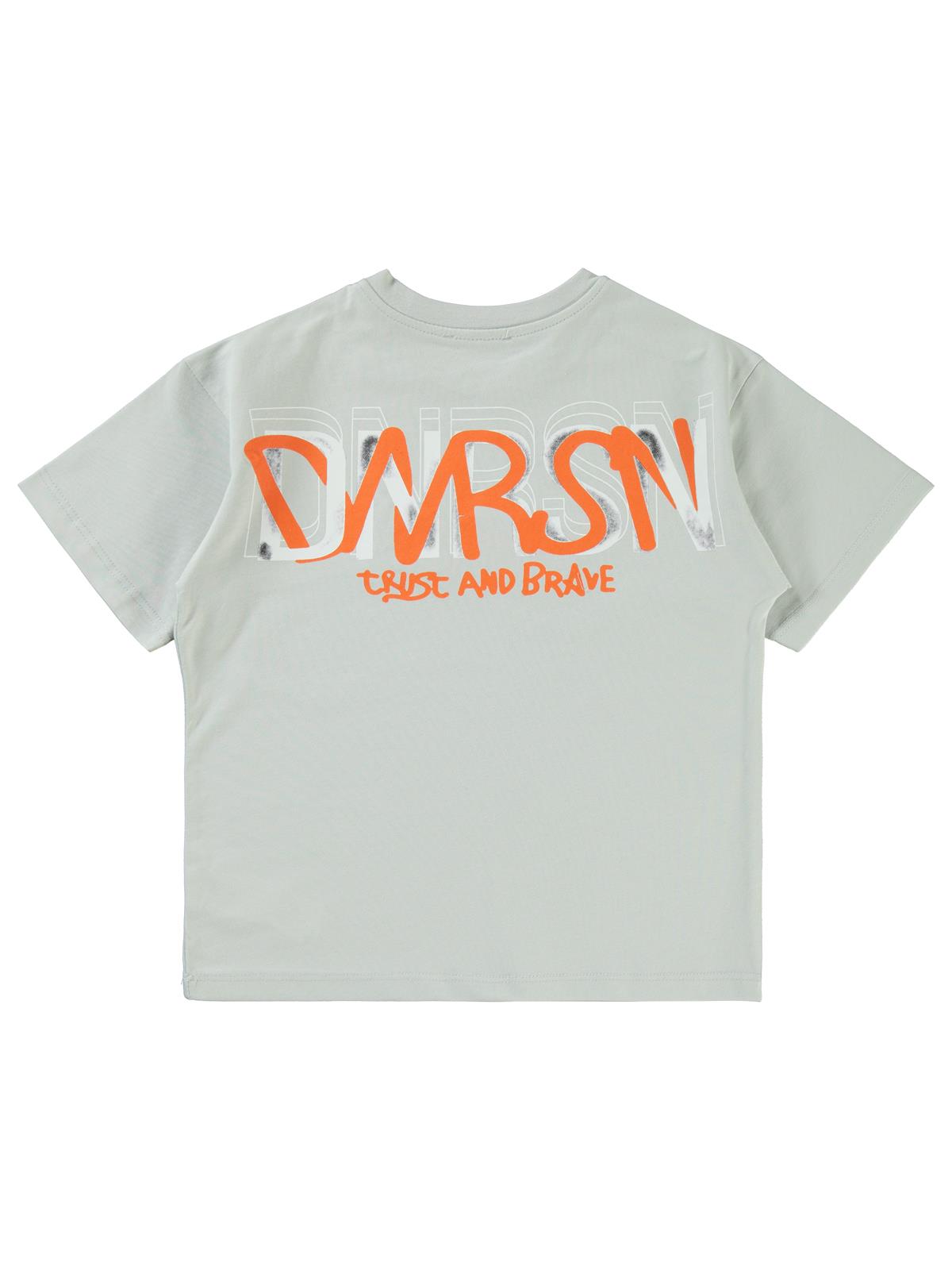 Civil Boys Dnrsn Baskılı 10-13 Yaş Tişört - Gri