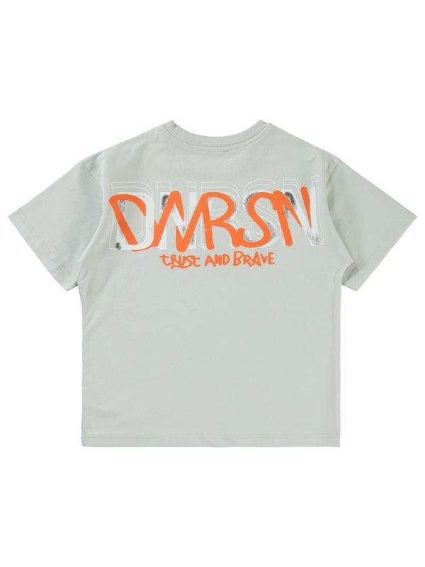 Civil Boys Dnrsn Baskılı 10-13 Yaş Tişört - Gri