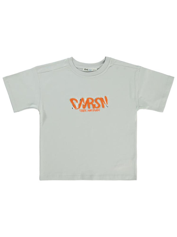 Civil Boys Dnrsn Baskılı 6-9 Yaş Tişört - Gri
