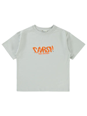 Civil Boys Dnrsn Baskılı 10-13 Yaş Tişört - Gri