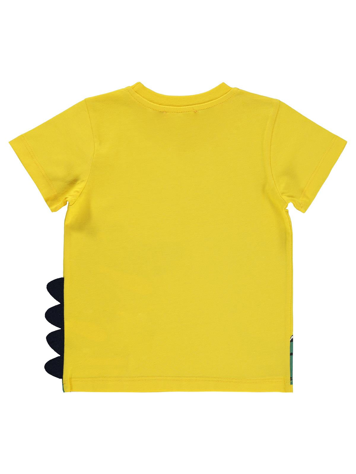 Civil Boys Timsah Baskılı 2-5 Yaş Tişört - Sarı
