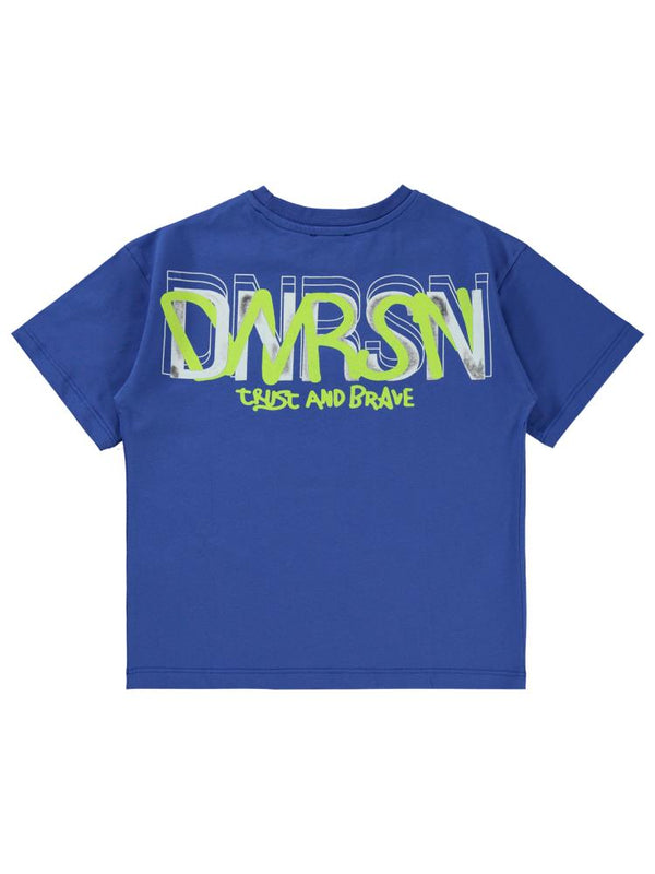 Civil Boys Dnrsn Baskılı 6-9 Yaş Tişört - Mavi