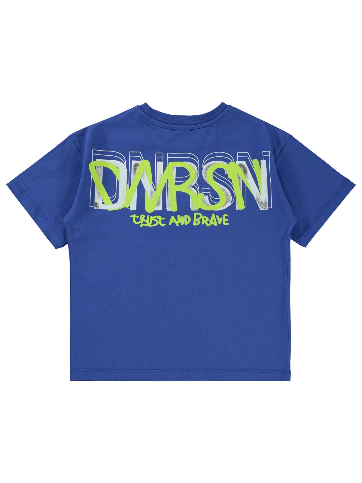 Civil Boys Dnrsn Baskılı 10-13 Yaş Tişört - Mavi
