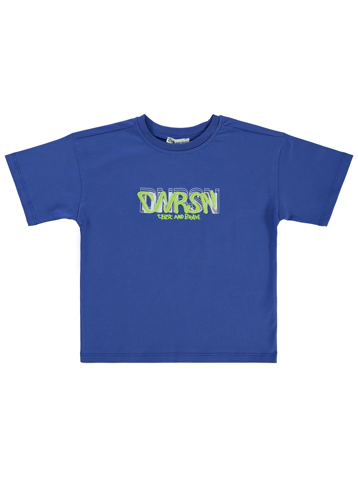 Civil Boys Dnrsn Baskılı 10-13 Yaş Tişört - Mavi