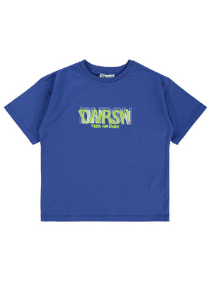 Civil Boys Dnrsn Baskılı 10-13 Yaş Tişört - Mavi