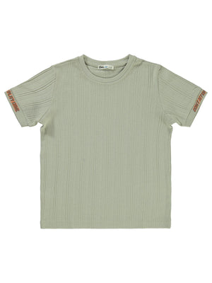 Civil Boys Dont Stop Baskılı 6-9 Yaş Tişört - Gri