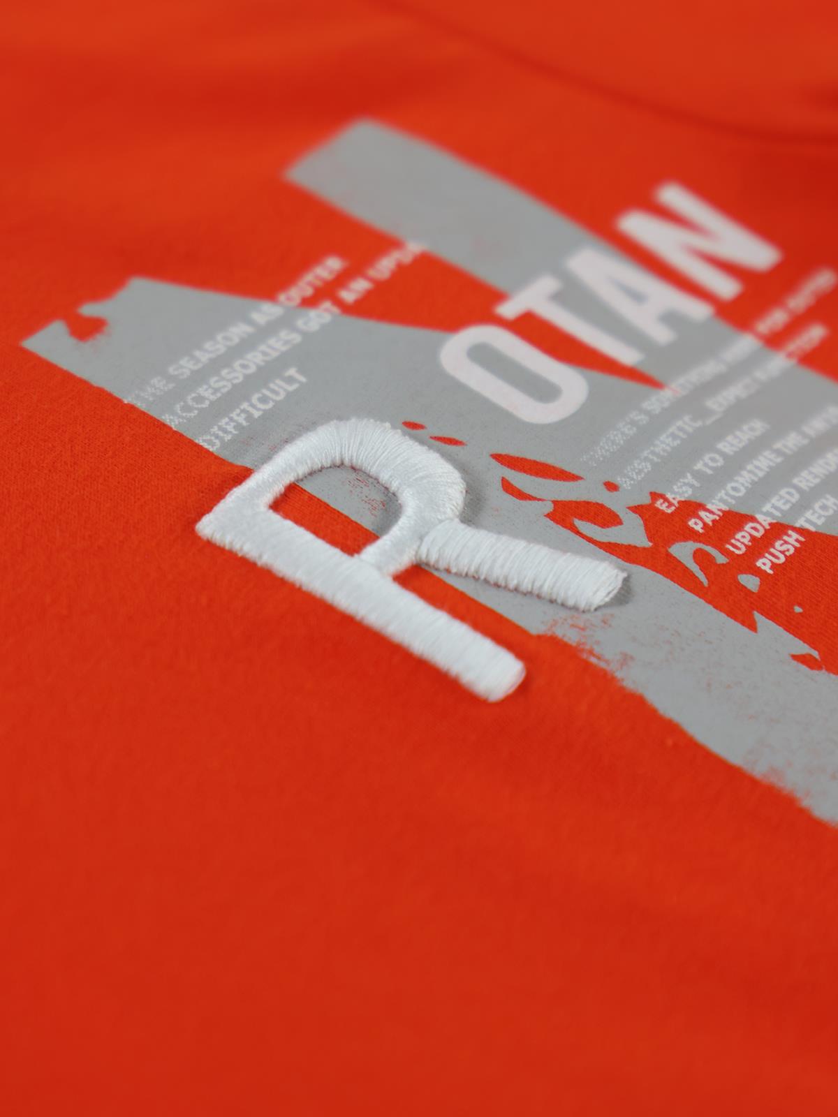 Civil Boys N Baskılı 10-13 Yaş Tişört - Kırmızı