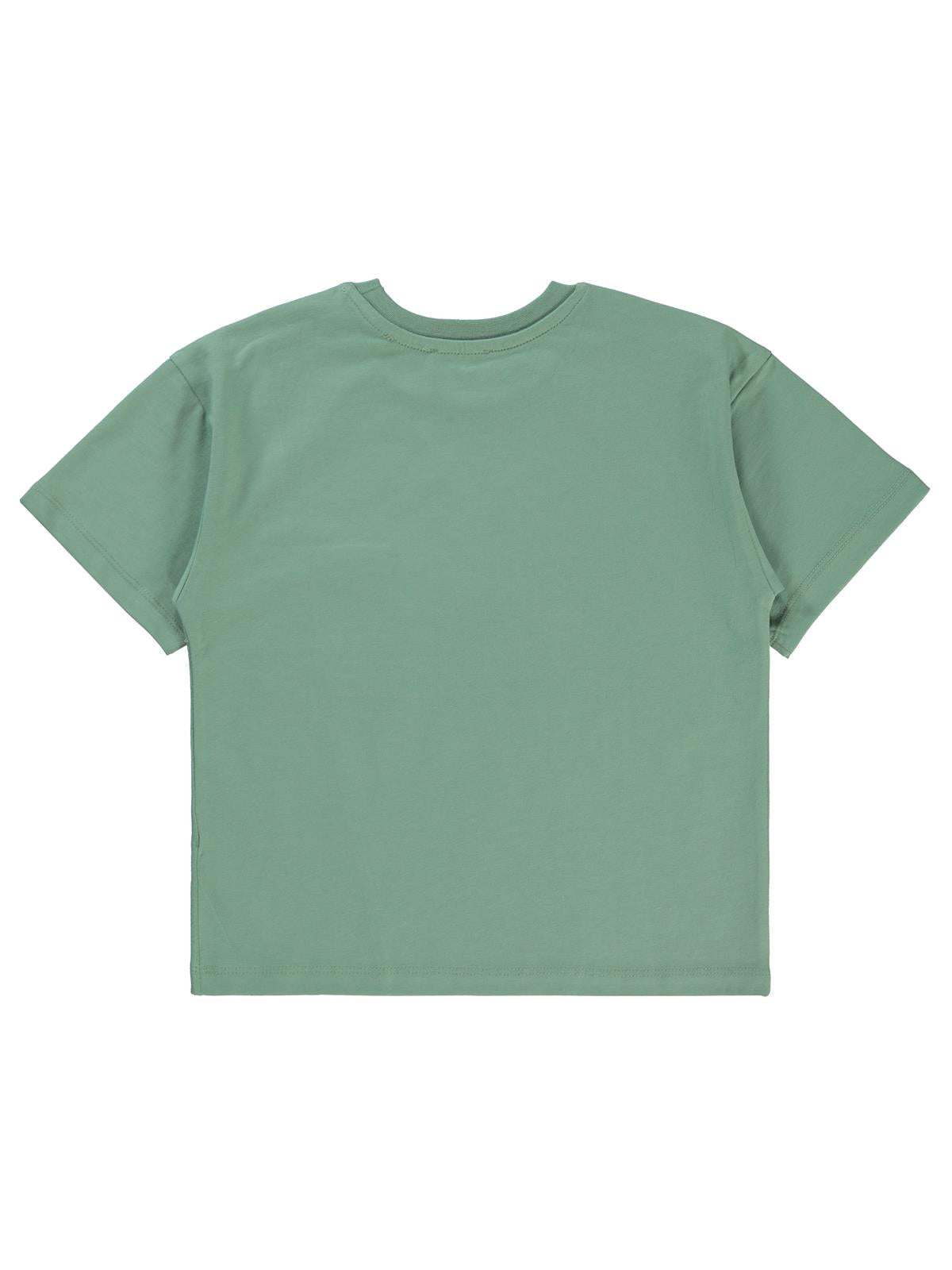 Civil Boys Adventure Baskılı 6-9 Yaş Tişört - Haki