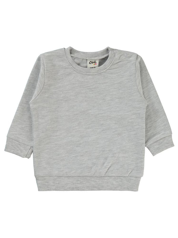 Civil Baby Basic 6-18 Ay Sweatshirt - Gri