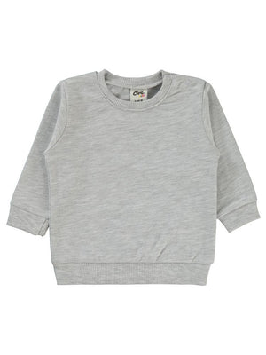 Civil Baby Basic 6-18 Ay Sweatshirt - Gri