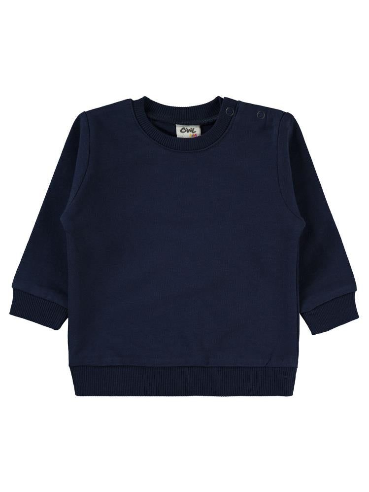 Civil Baby Basic 6-18 Ay Sweatshirt - Lacivert