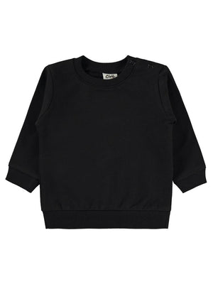 Civil Baby Basic 6-18 Ay Sweatshirt - Siyah