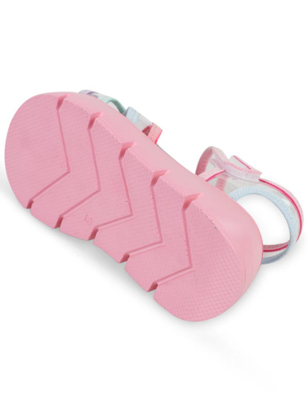 Civil Girls Dolgu Topuk 26-30 Numara Sandalet - Pembe