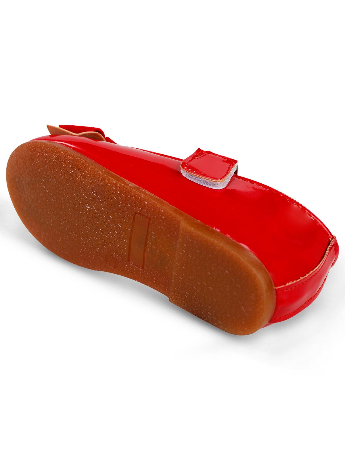 Civil Girls Fiyonklu 26-30 Numara Babet - Kırmızı