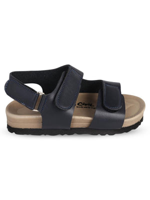 Civil Boys Cırtlı  31-35 Numara Sandalet - Lacivert