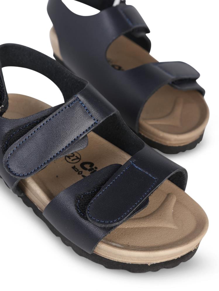 Civil Boys Cırtlı  31-35 Numara Sandalet - Lacivert