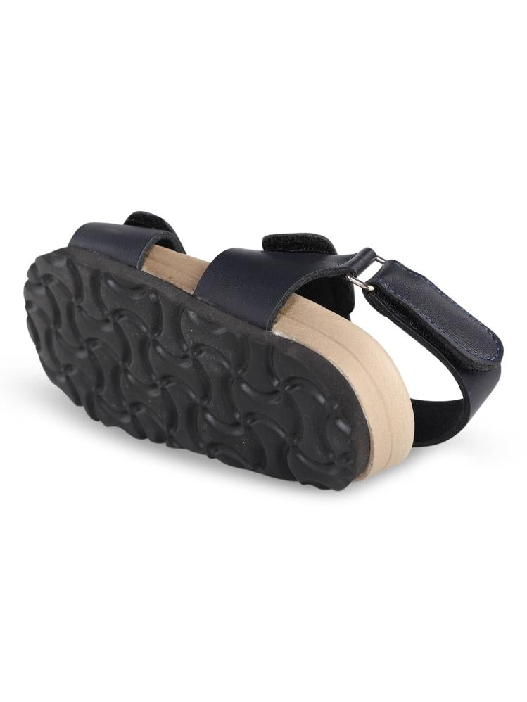 Civil Boys Cırtlı  31-35 Numara Sandalet - Lacivert