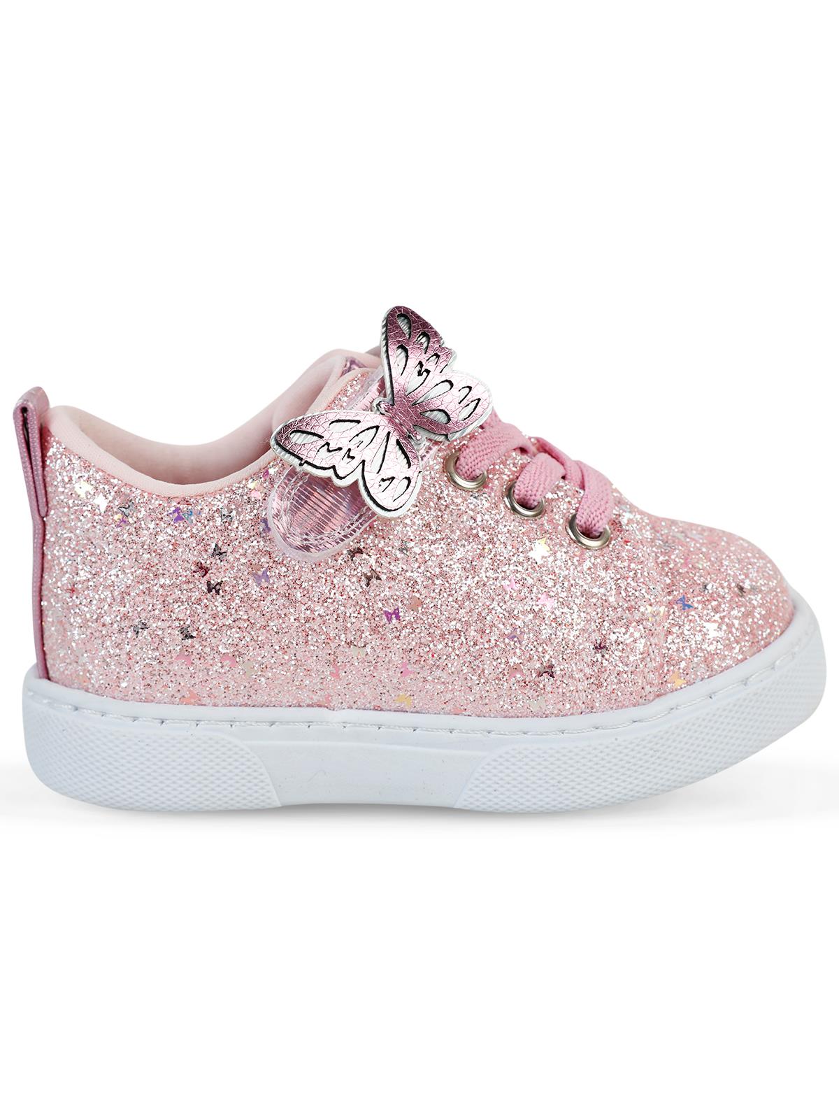 Civil Girls Pullu Aksesuarlı 22-26-Numara Spor Ayakkabı - Pembe