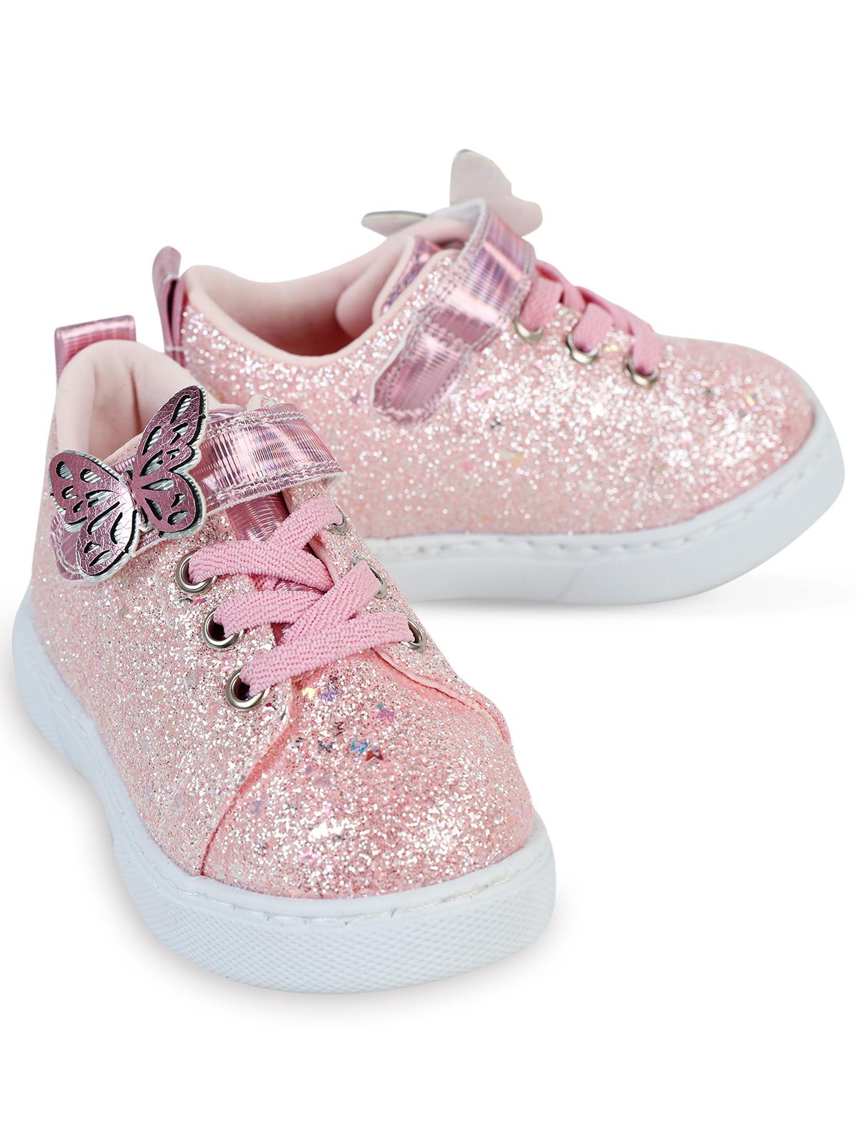 Civil Girls Pullu Aksesuarlı 22-26-Numara Spor Ayakkabı - Pembe