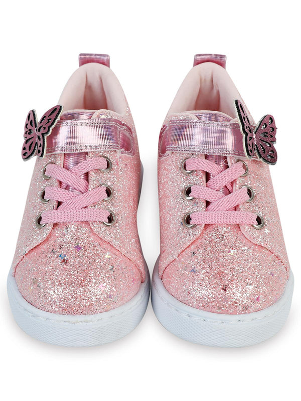 Civil Girls Pullu Aksesuarlı 22-26-Numara Spor Ayakkabı - Pembe