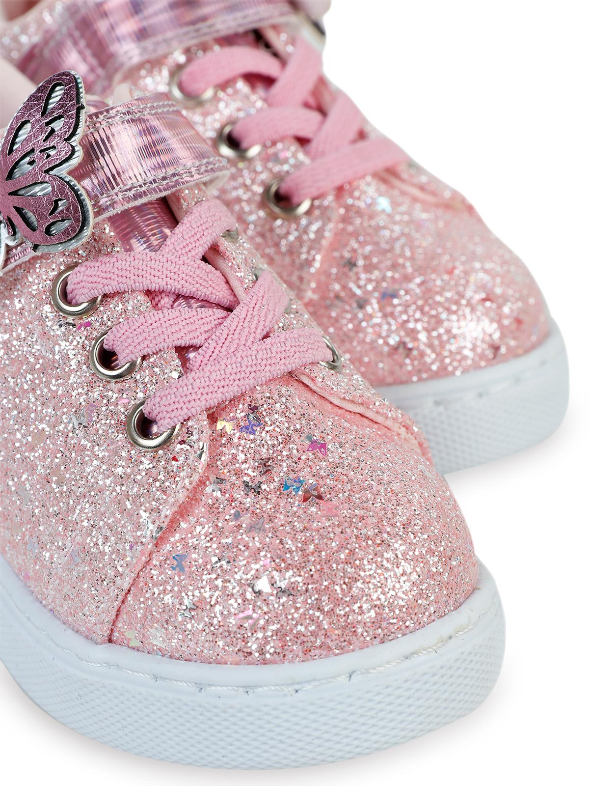 Civil Girls Pullu Aksesuarlı 22-26-Numara Spor Ayakkabı - Pembe