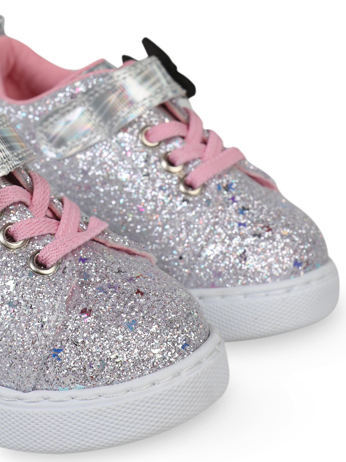 Civil Girls Pullu Aksesuarlı 22-26-Numara Spor Ayakkabı - Gri