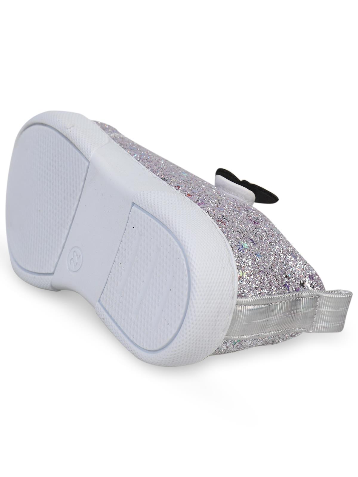 Civil Girls Pullu Aksesuarlı 22-26-Numara Spor Ayakkabı - Gri