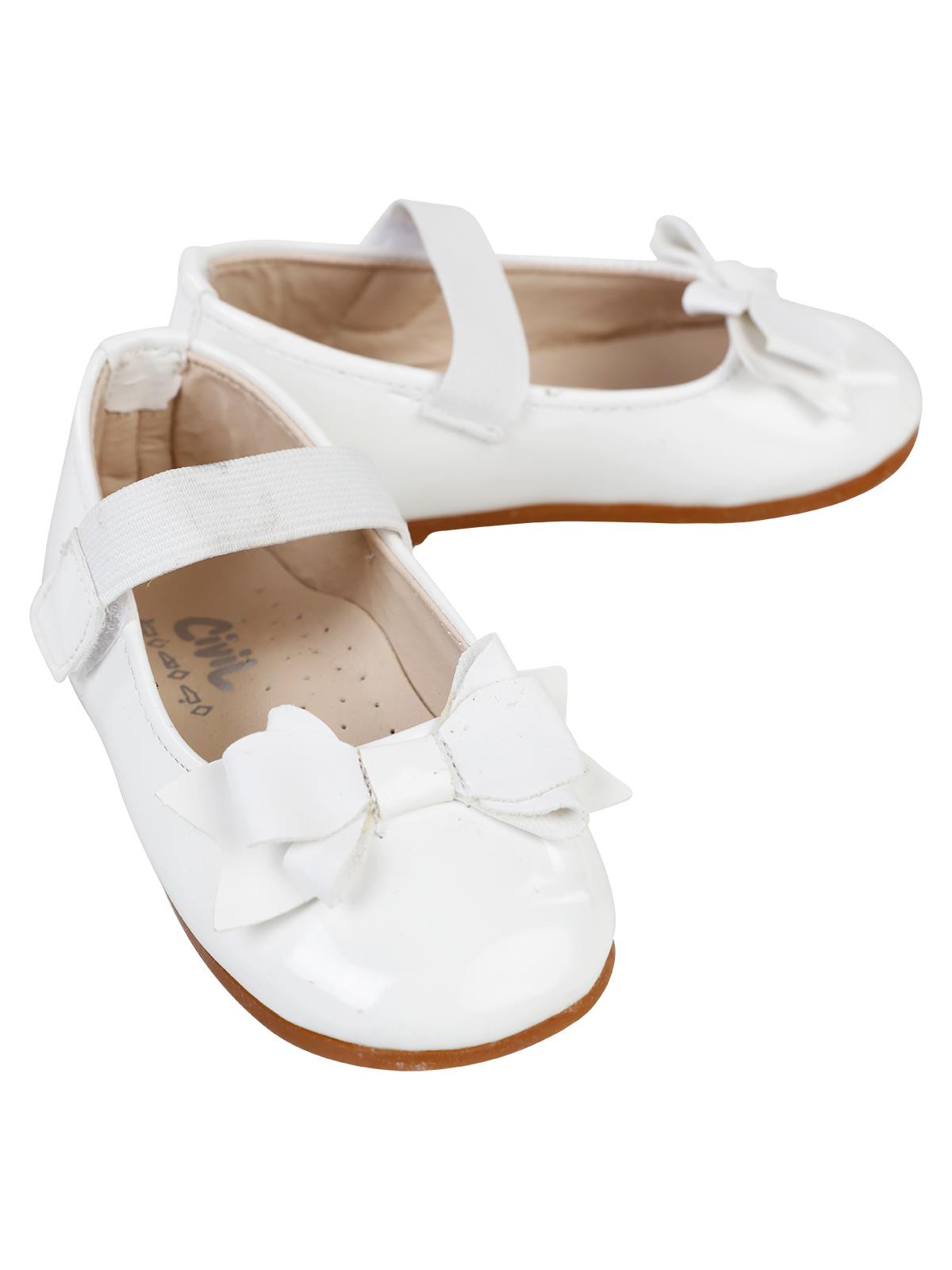 Civil Girls Kız Çocuk Babet 21-25 Numara  - Beyaz