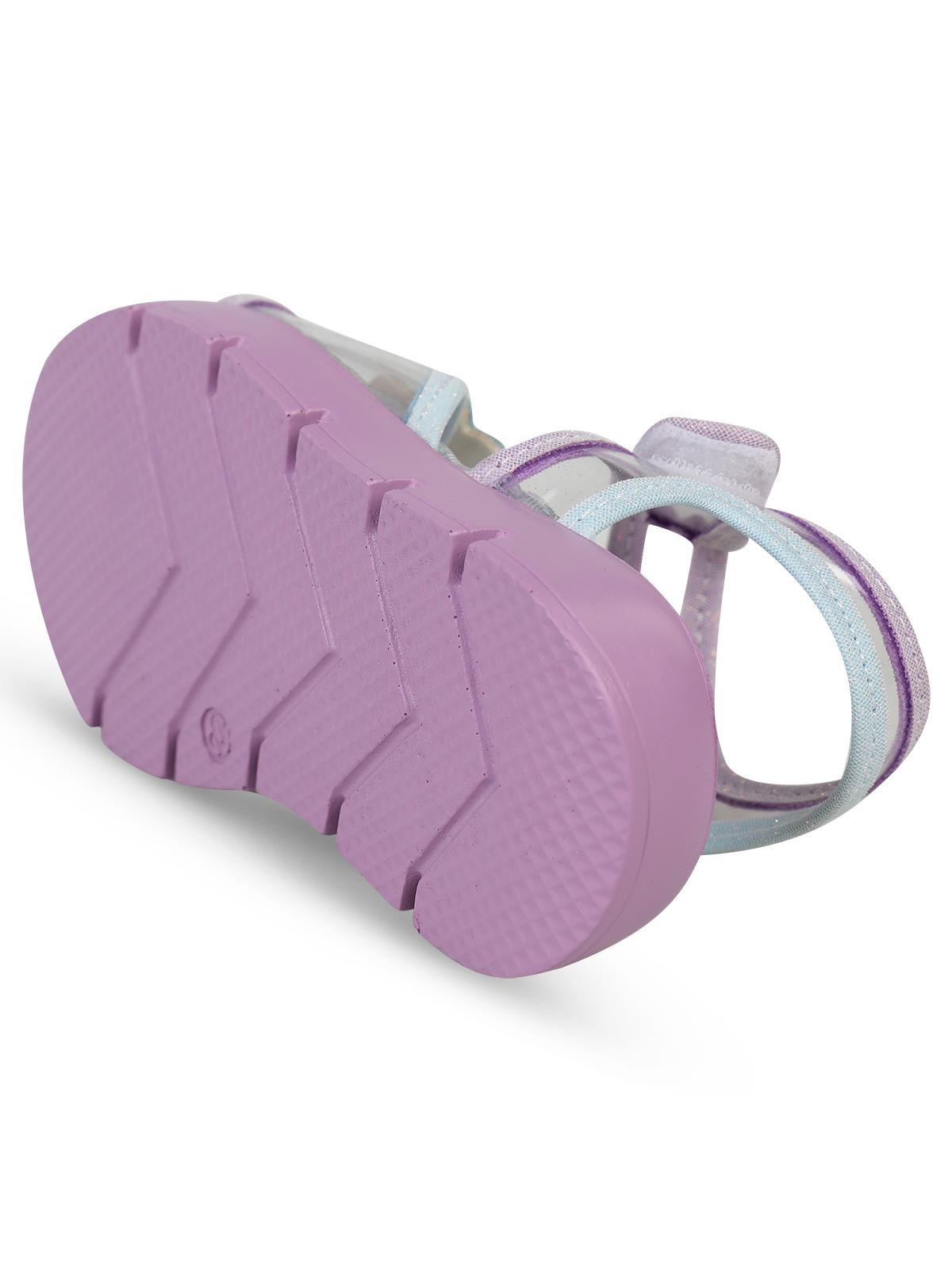 Civil Girls Dolgu Topuk 21-25-Numara Sandalet - Lila