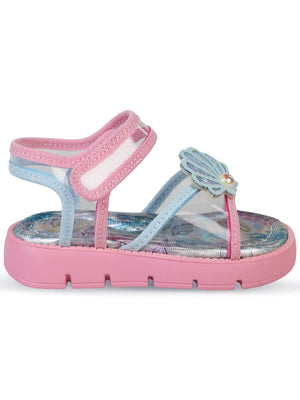 Civil Girls Dolgu Topuk 21-25-Numara Sandalet - Pembe