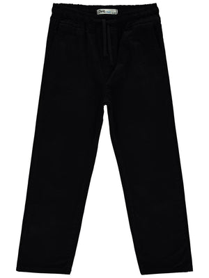 Civil Boys Beli Lastikli 10-13 Yaş Pantolon - Siyah