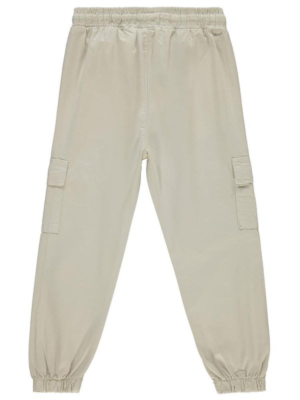 Civil Boys Bel Paça Lastikli Kargo Cepli 10-13 Yaş Pantolon - Bej