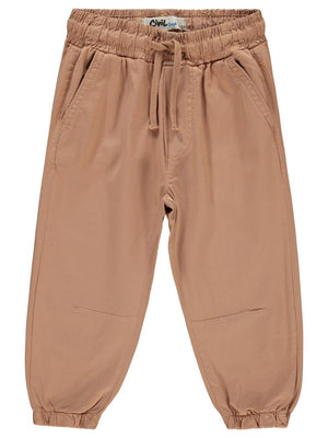 Civil Boys Bel Paça Lastikli Düz 2-5 Yaş Pantolon - Bej