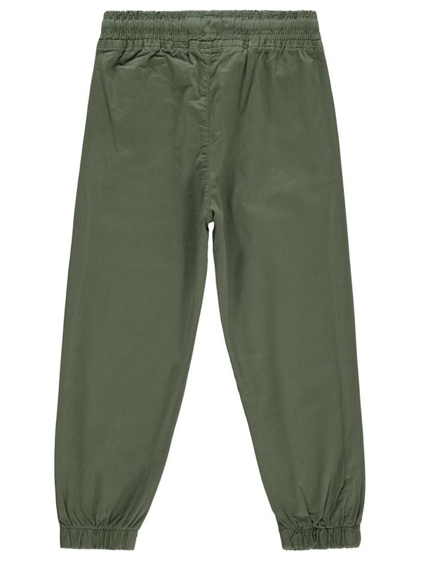 Civil Boys Bel Paça Lastikli Düz 10-13 Yaş Pantolon - Yeşil