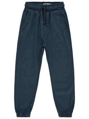 Civil Boys Bel Paça Lastikli Düz 10-13 Yaş Pantolon - Lacivert