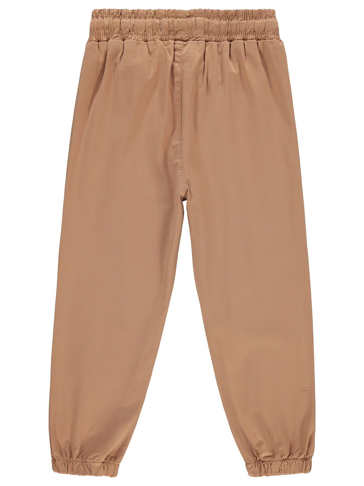 Civil Boys Bel Paça Lastikli Düz 10-13 Yaş Pantolon - Bej