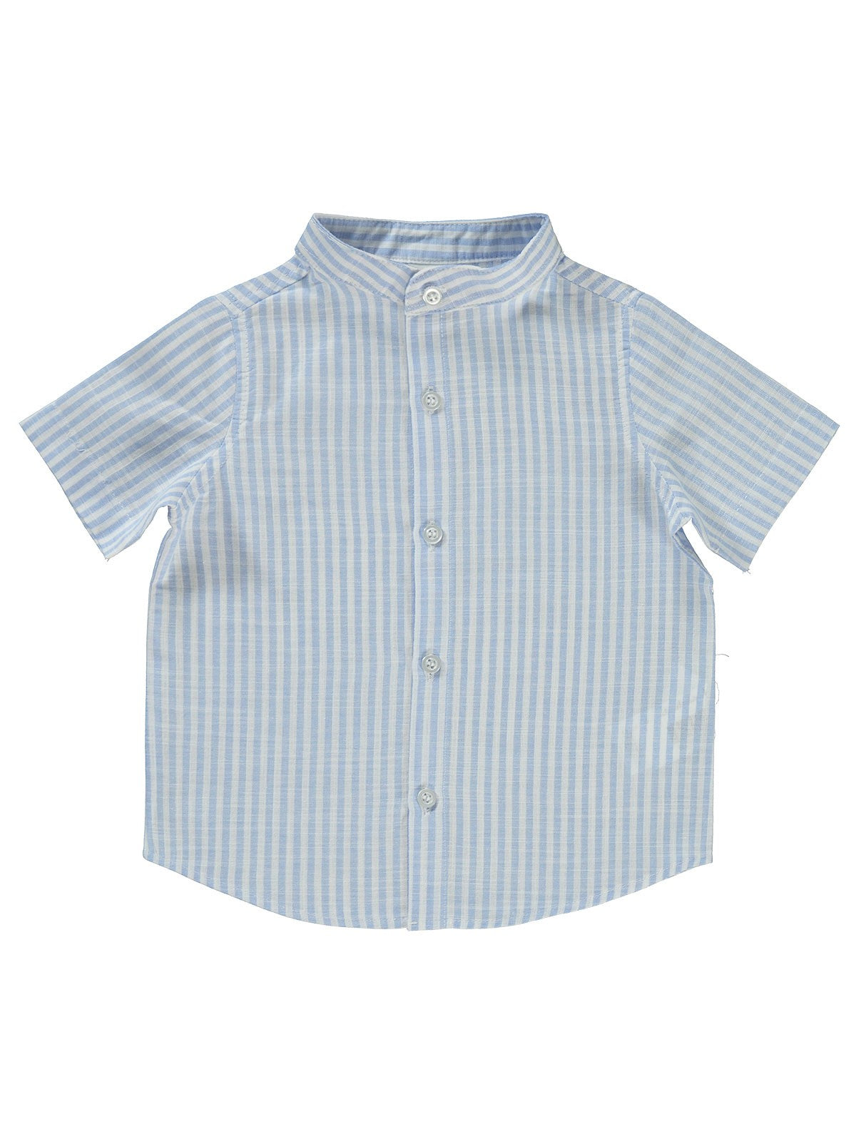 Civil Baby Çizgili 6-18 Ay Gömlek - Mavi