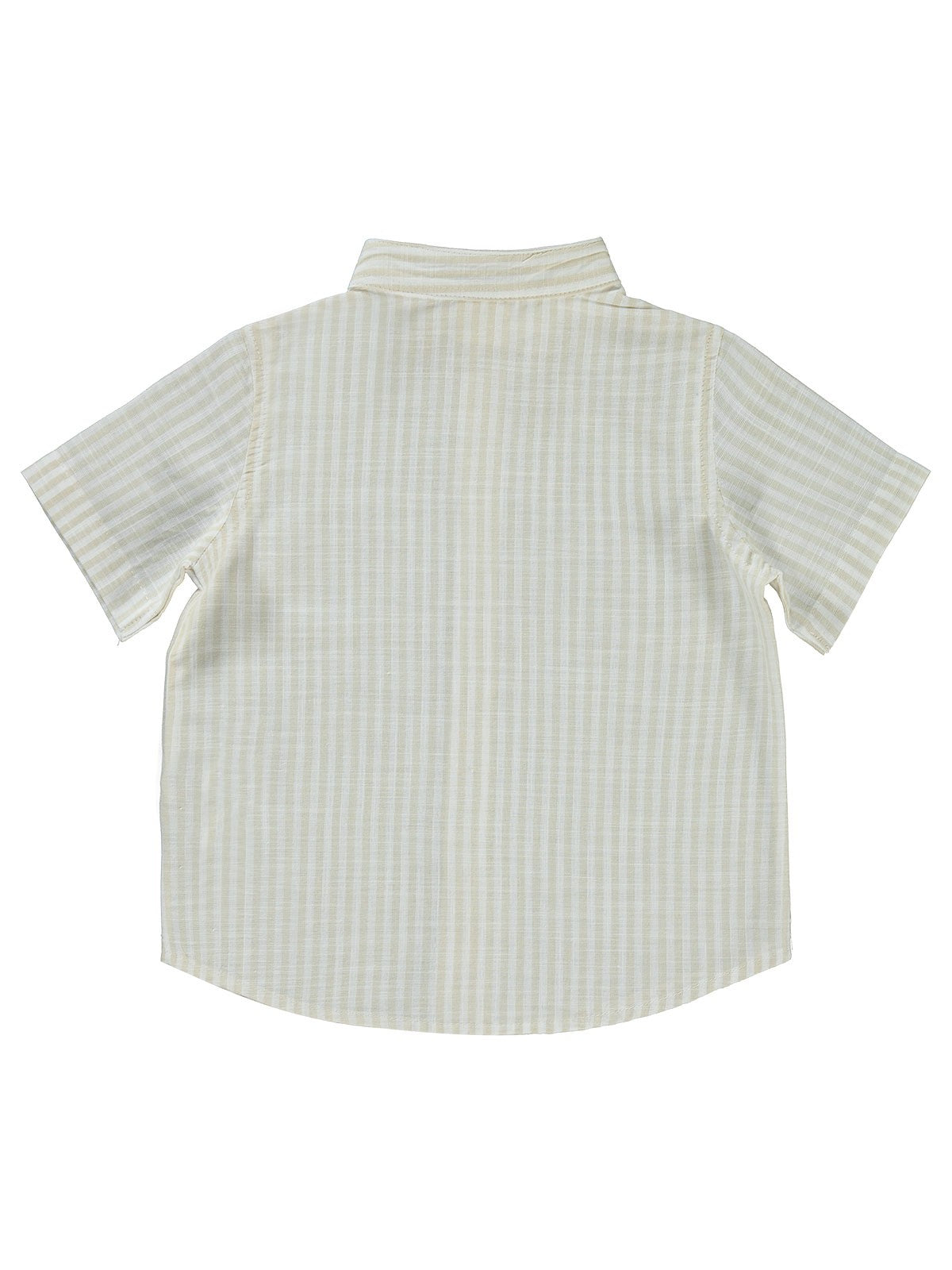 Civil Baby Çizgili 6-18 Ay Gömlek - Kahverengi