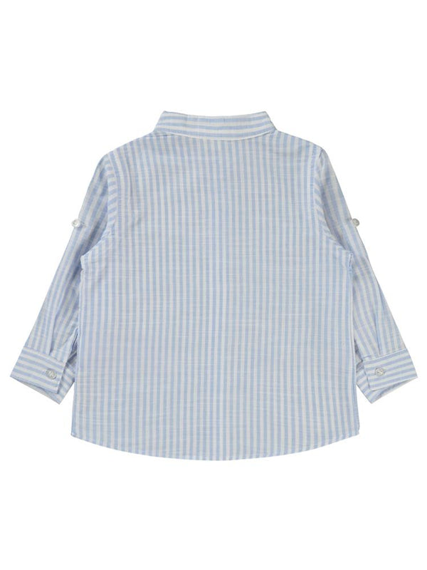 Civil Baby Çizgili 6-18 Ay Gömlek - Mavi