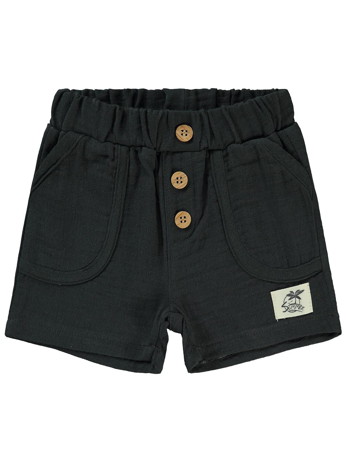 Civil Baby Müslin 6-18 Ay Şort - Gri