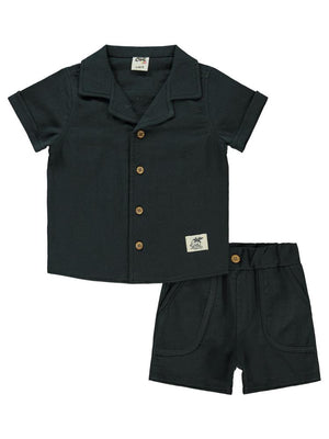 Civil Baby Müslin 6-18 Ay Takım - Gri