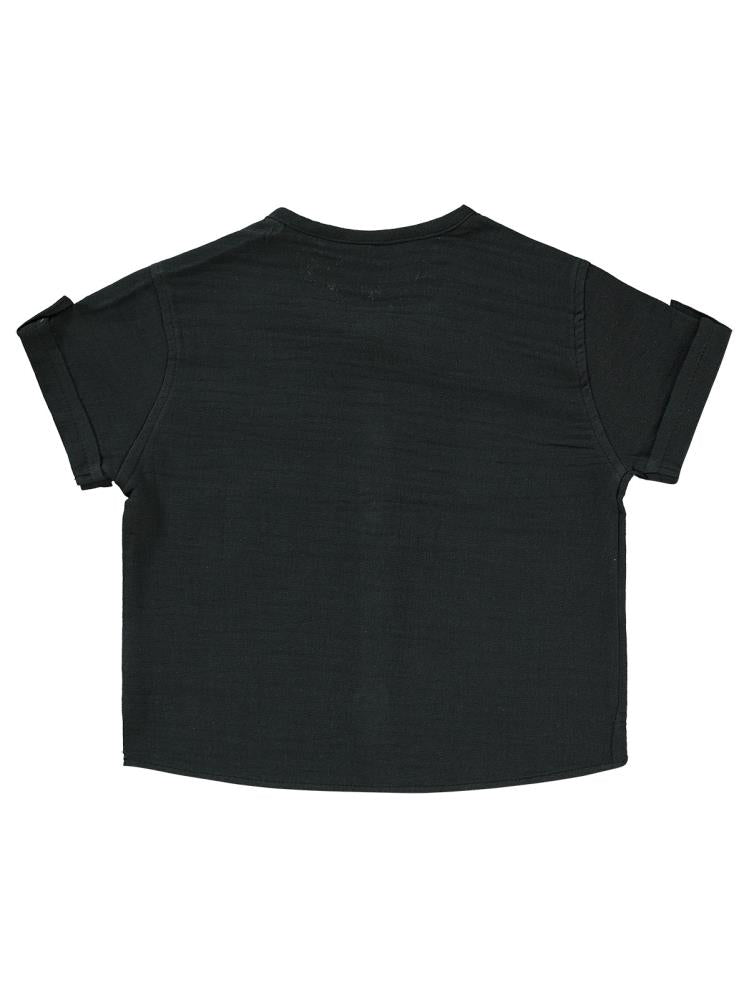 Civil Baby Düz Müslin 6-18 Ay Gömlek - Gri