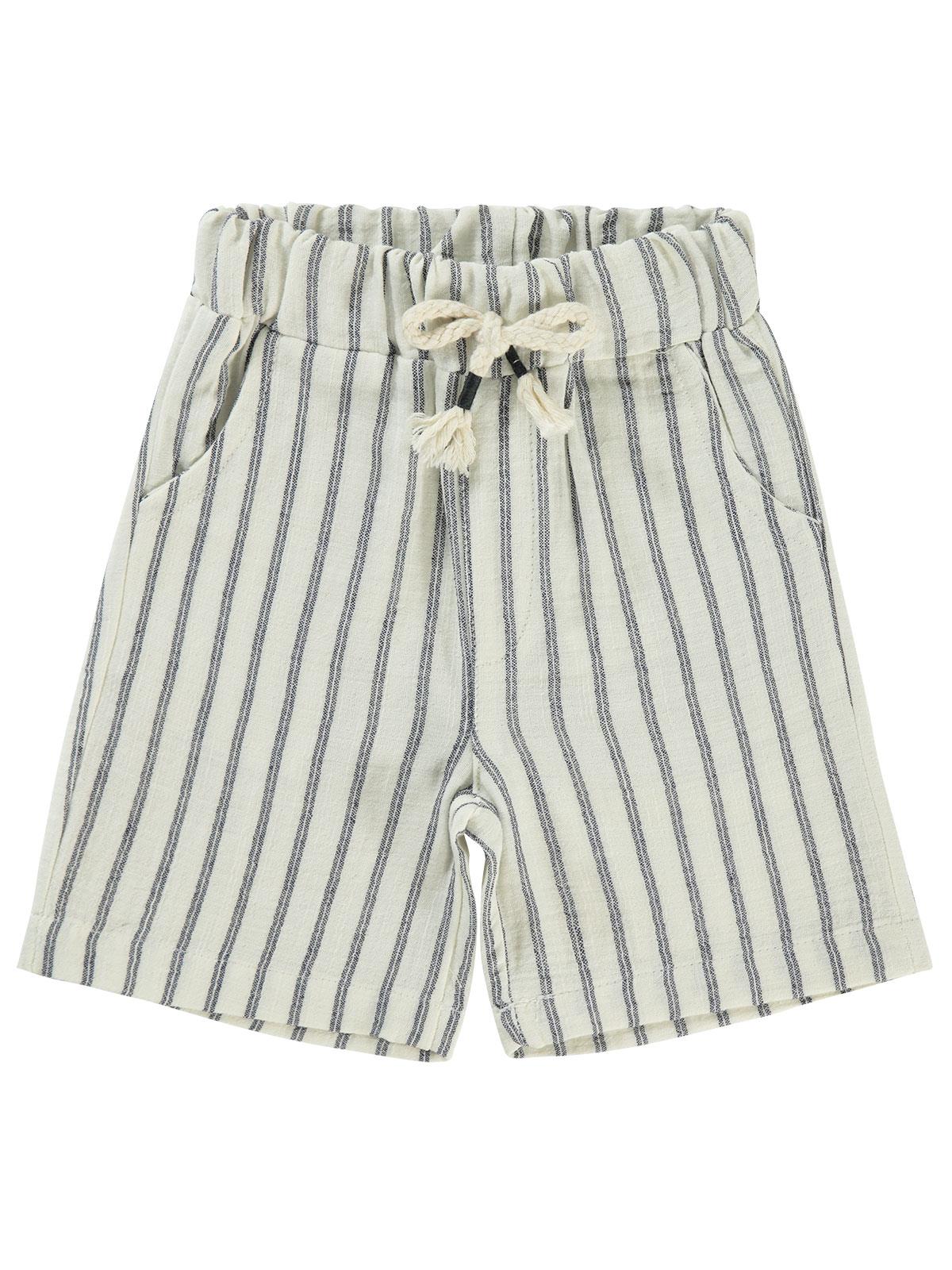 Civil Baby Çizgili 6-18 Ay Kapri - Gri