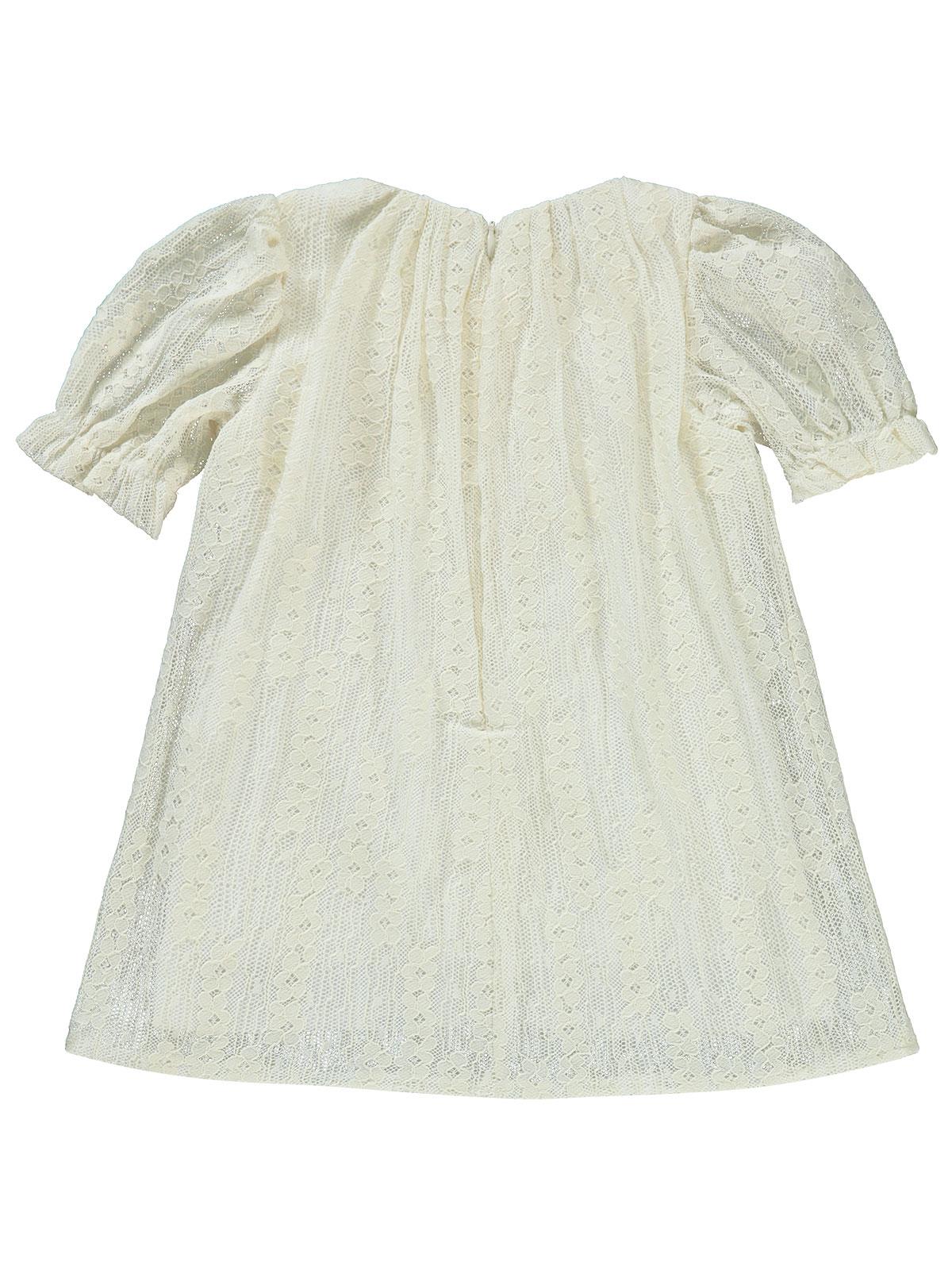 Civil Baby Dantel Detaylı 6-18 Ay Elbise - Ekru