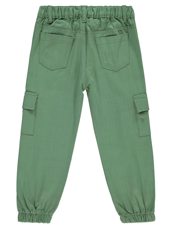 Civil Boys Gabardin Cepli 6-9 Yaş Pantolon - Haki
